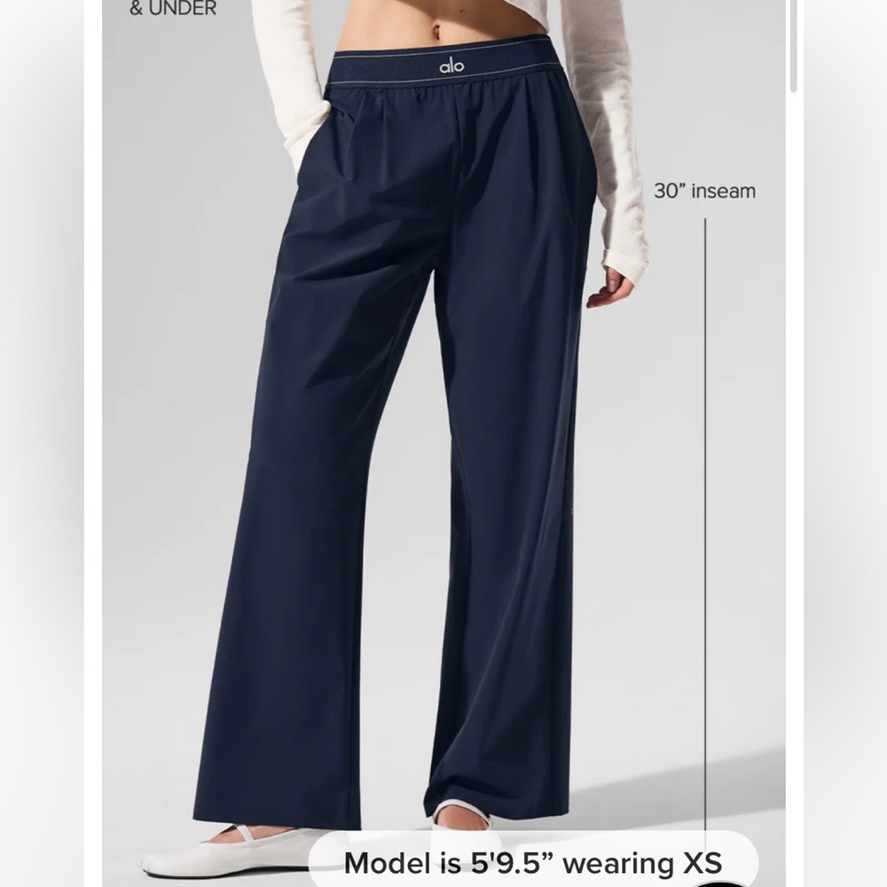 ALO Suit up trouser regular brand new size M. $148 Retail - Picture 6 of 10